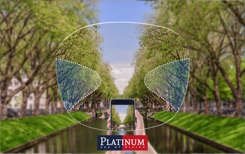 Wide, clear vision through the X-Perience T lens