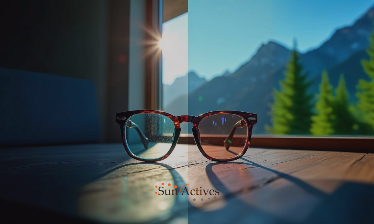 Sun Actives selbsttönendes Brillenglas