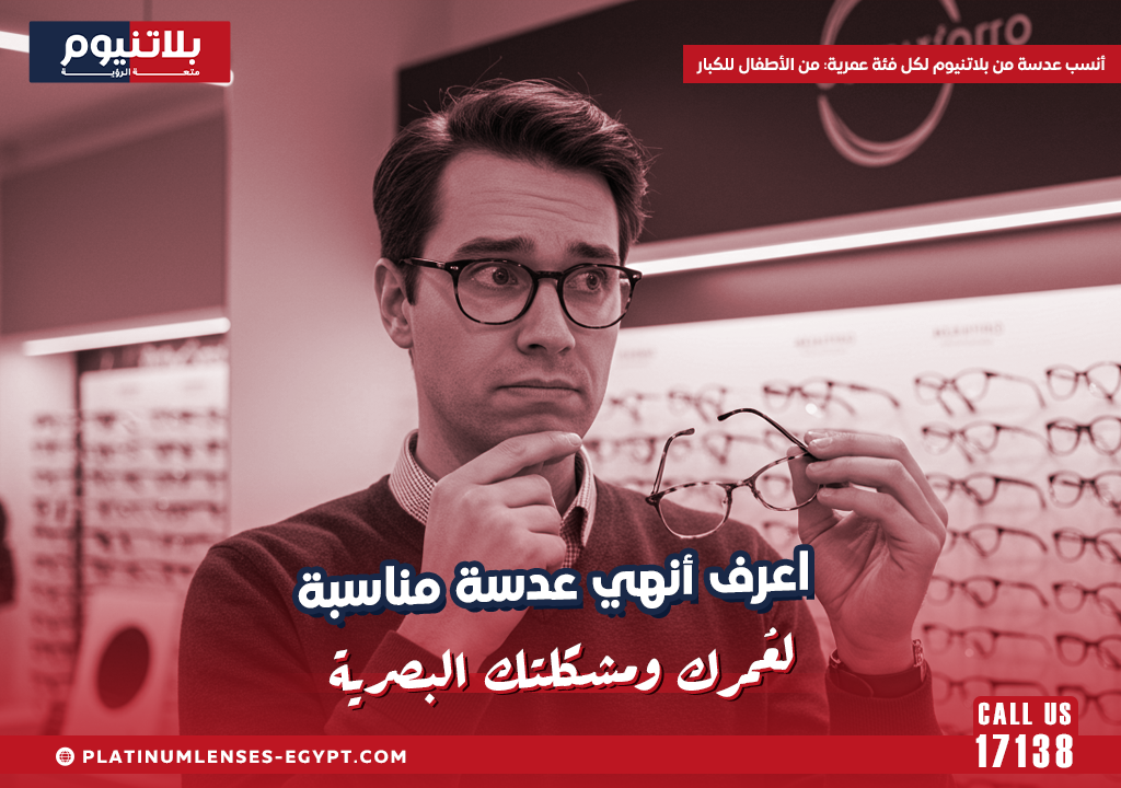 أنسب عدسة من بلاتنيوم لكل فئة عمرية: من الأطفال للكبار