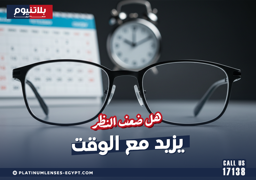 هل ضعف النظر يزيد مع الوقت