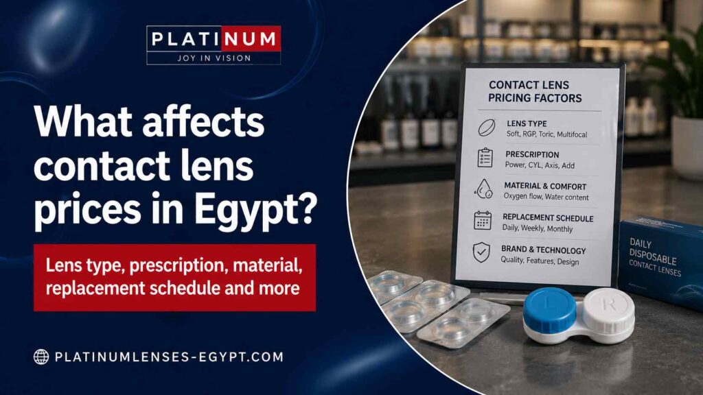 ما الذي يؤثر في أسعار العدسات اللاصقة في مصر