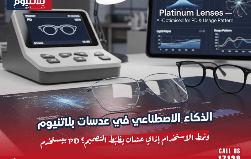 الذكاء الاصطناعي في عدسات بلاتنيوم: بيستخدم PD ونمط الاستخدام إزاي عشان يظبّط التصميم؟