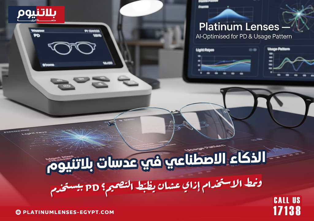 الذكاء الاصطناعي في عدسات بلاتنيوم: بيستخدم PD ونمط الاستخدام إزاي عشان يظبّط التصميم؟