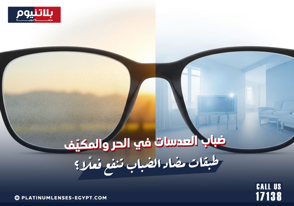 ضباب العدسات في الحر والمكيّف: طبقات مضاد الضباب تنفع فعلًا؟