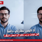 لا ألبس نظارتي دائمًا: هل فعلاً يزيد ذلك من ضعف النظر؟