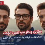 ستايل ونظر في نفس الوقت: أشكال نظارات طبية للرجال 2026 تناسب كل شخصية