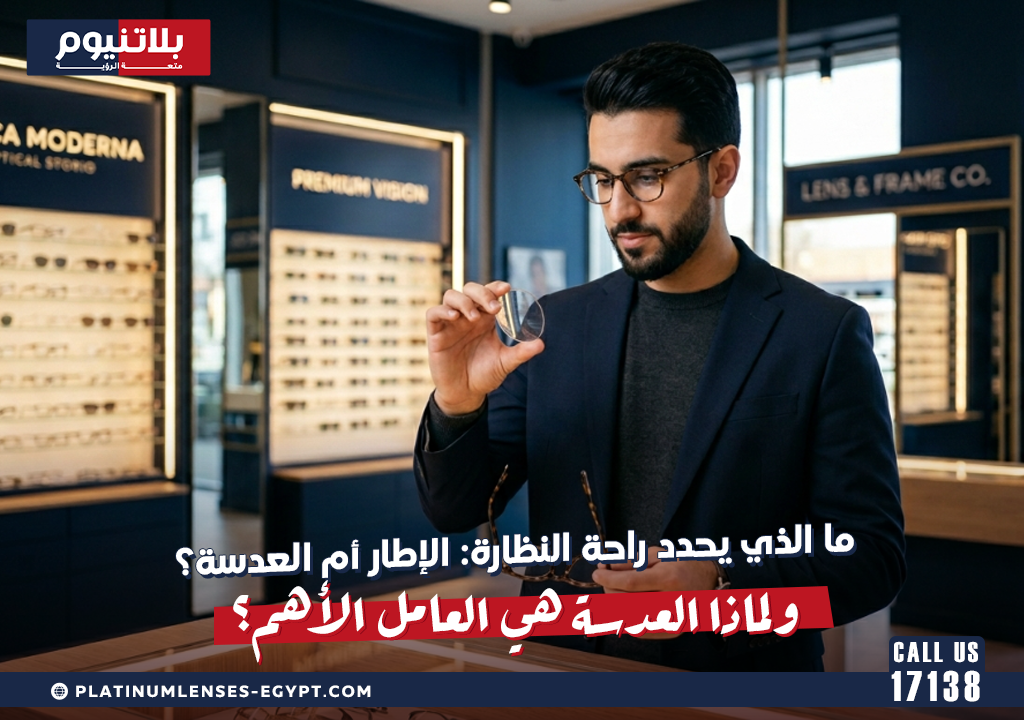 ما الذي يحدد راحة النظارة: الإطار أم العدسة؟ ولماذا العدسة هي العامل الأهم؟