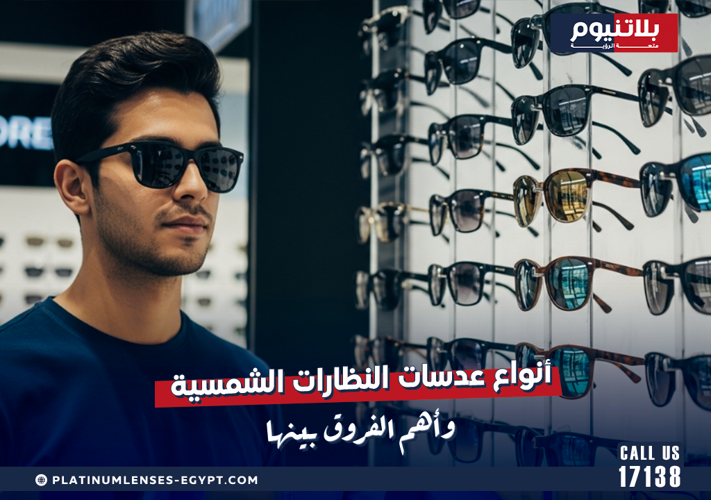 أنواع عدسات النظارات الشمسية وأهم الفروق بينها