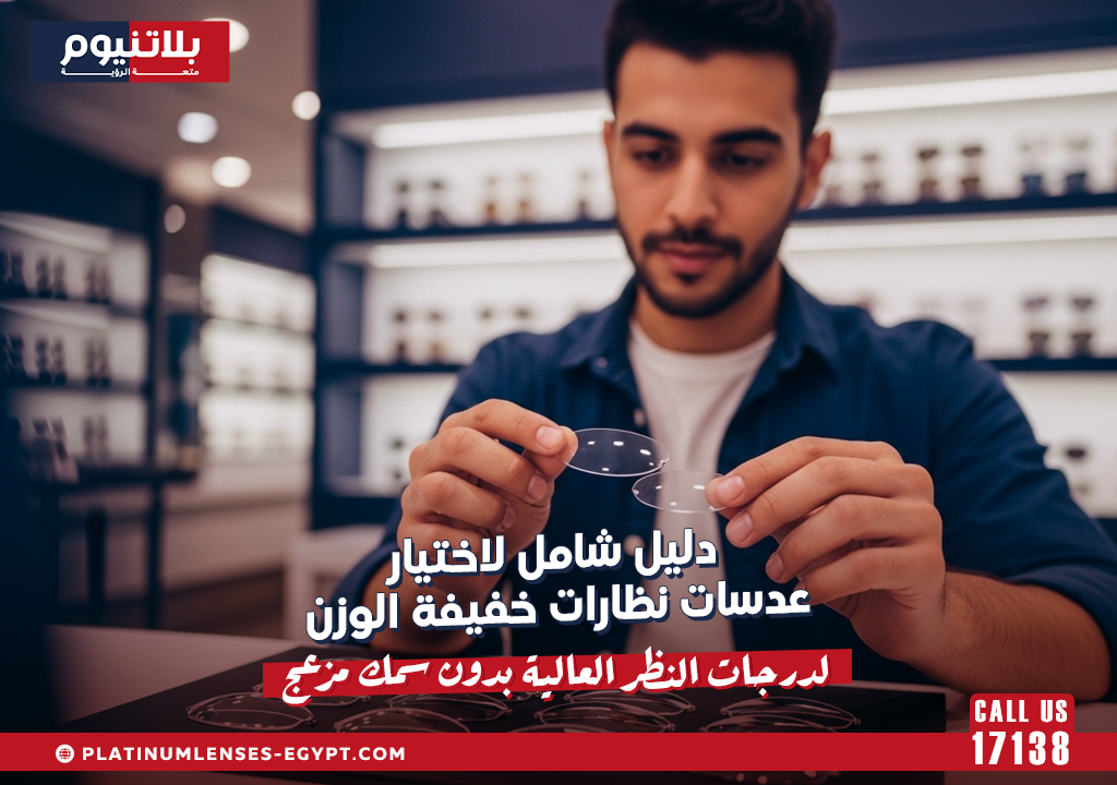 دليل شامل لاختيار عدسات نظارات خفيفة الوزن لدرجات النظر العالية بدون سمك مزعج