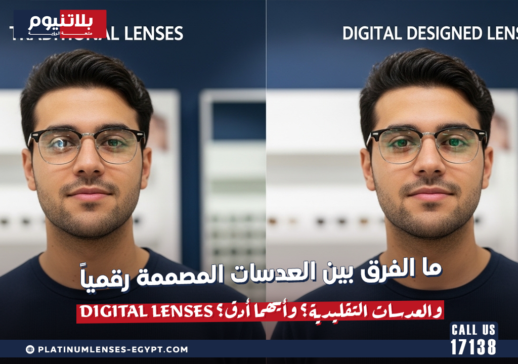 ما الفرق بين العدسات المصممة رقمياً Digital Lenses والعدسات التقليدية؟ وأيهما أدق؟