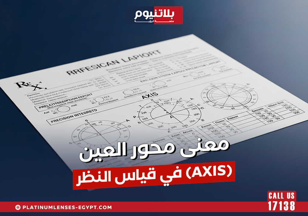 معنى محور العين (Axis) في قياس النظر